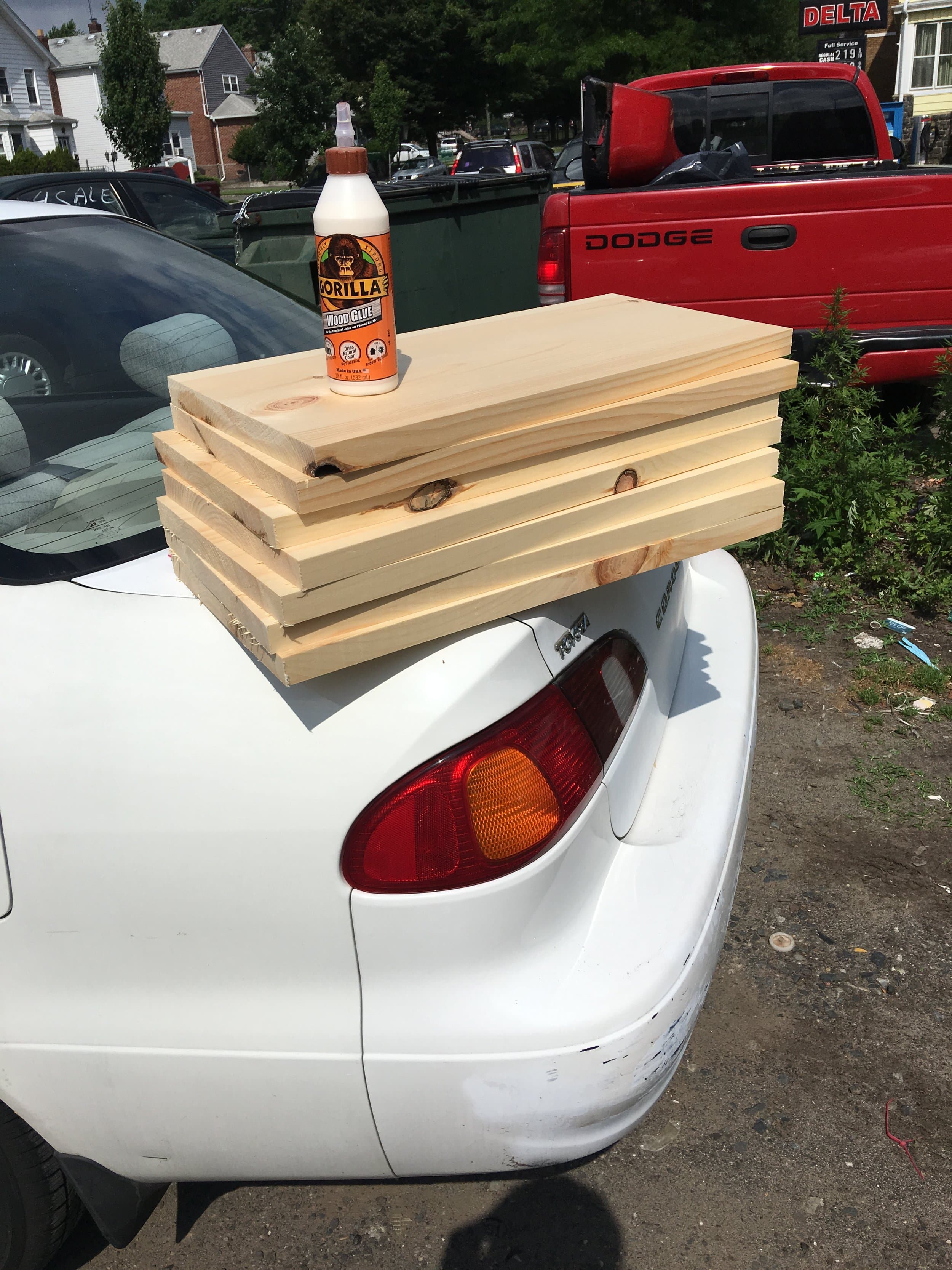 The first thing to do was make a mold for the backpack shape. I figured I could carve it out of wood. Why not, right?