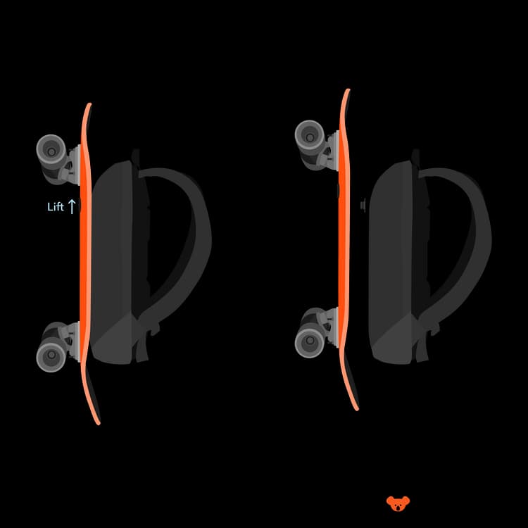 Board Removal — lift to release