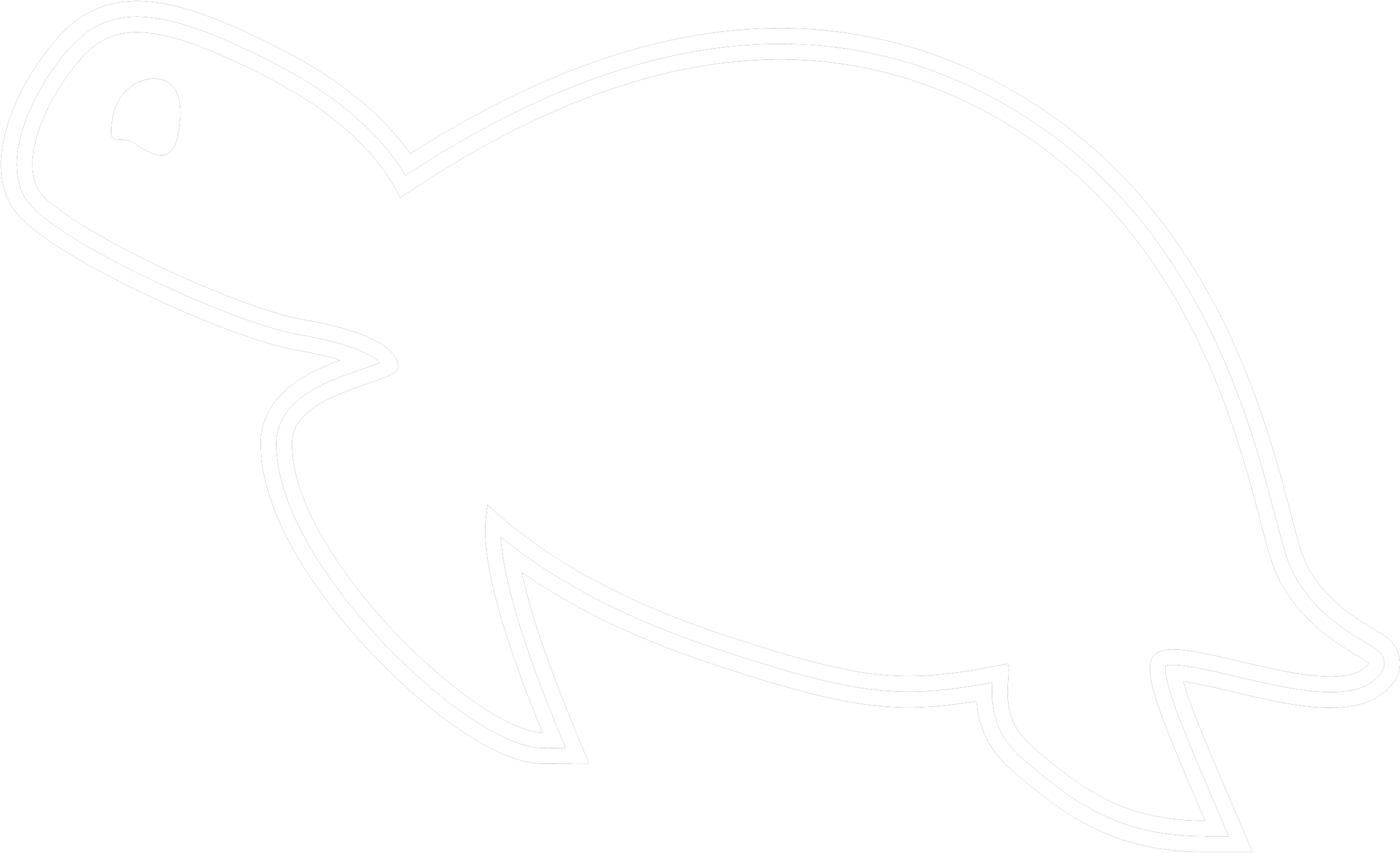 The design mark, with outline, matches the word mark.